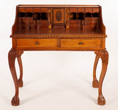 Lot 887 - A Carlton House type writing desk of Regency...