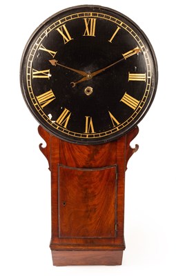 Lot 940 - A late 18th Century mahogany tavern clock,...