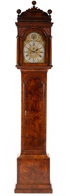 Lot 958 - An early Georgian walnut longcase clock with...