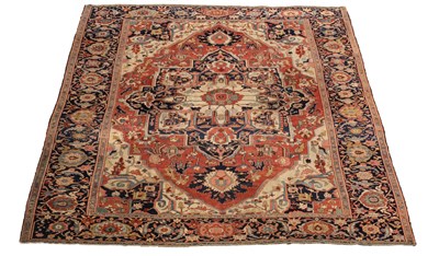 Lot 988 - A late 19th century Serapi carpet, North West...