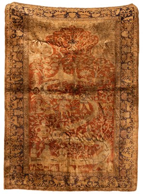 Lot 1001 - A Hereke silk prayer rug, 166.5cm x 120cm