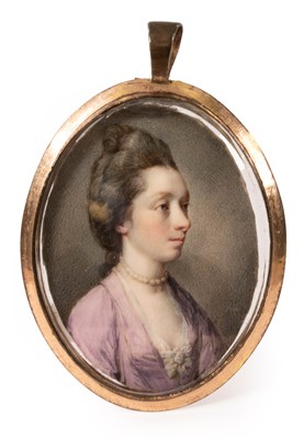 Lot 1025 - English School, late 18th Century/Portrait...