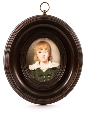 Lot 1033 - English School, late 18th Century/Portrait...