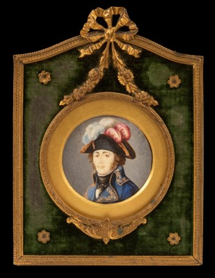 Lot 1038 - French School, early 19th Century/Portrait...