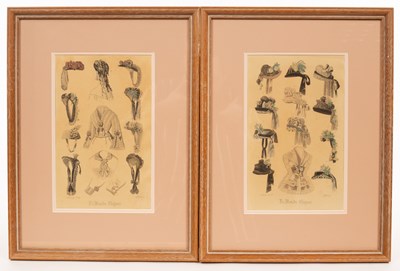 Lot 1079 - Le Monde Elegant/two framed prints depicting...