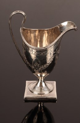 Lot 8 - A George III silver jug, Peter & Ann Bateman,...