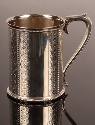 Lot 30 - A Victorian silver Christening mug, Joseph &...