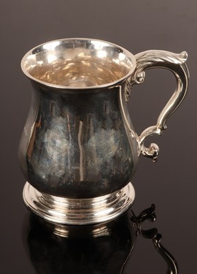 Lot 102 - A George II silver baluster mug, Francis...