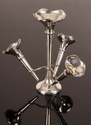 Lot 111 - A silver epergne, Adie Bros, Birmingham 1921,...