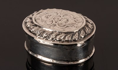 Lot 169 - A late 17th Century German silver box, LS,...