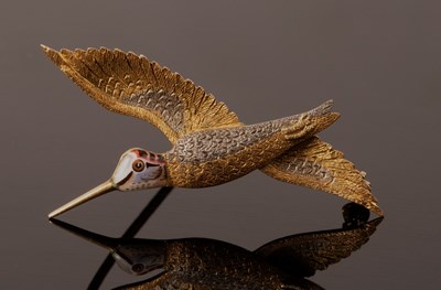 Lot 203 - An early 20th Century novelty brooch of snipe...