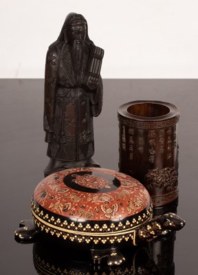 Lot 294 - Three Chinese 20th Century art pieces...