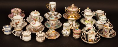 Lot 331 - A collection of Continental two-handled cups...