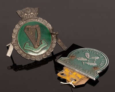 Lot 435 - A Guinness Motoring Club car badge, stamped...