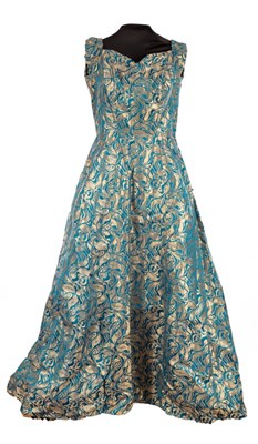 Lot 441 - A Bel Robe Mod Model evening gown, a satin...