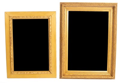 Lot 514 - Two gilt framed wall mirrors, the largest...