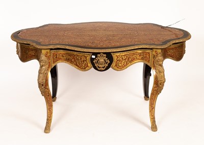 Lot 625 - A 19th Century Boulle centre table of...