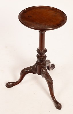 Lot 686 - A Georgian mahogany kettle stand, 56cm high