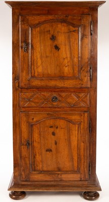 Lot 713 - A 19th Century French walnut bonnetiere, the...