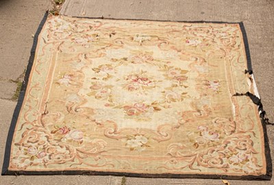 Lot 772 - An Aubusson floral carpet, 319cm x 267cm