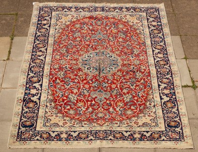 Lot 788 - An Isfahan carpet, central Persia, 322cm x 206cm