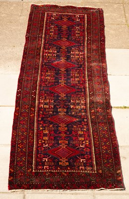 Lot 789 - A Hamadan runner, North West Persia, 20th...