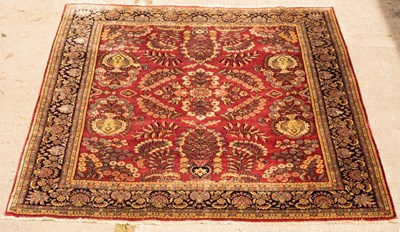 Lot 797 - A Sarouk carpet, West Persia, late 20th...