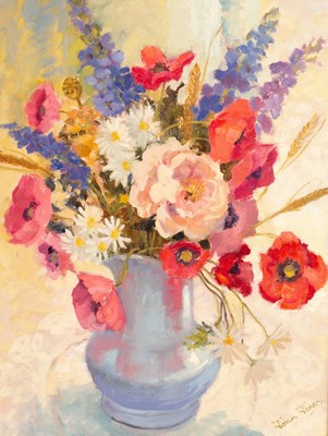 Lot 815 - Joan Jones/Vase of Poppies and Other...