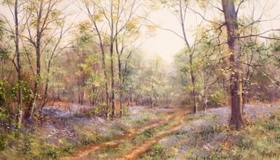 Lot 821 - Deborah Poynton (born 1970)/Lavender Wood/oil...