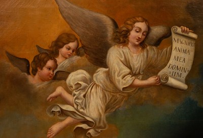 Lot 835 - Italian School, 19th Century/Angel with...