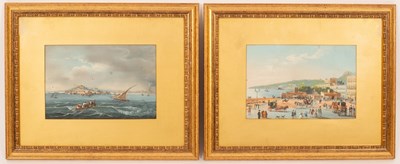 Lot 884 - Neapolitan School, 19th Century/Naples/Bay of...