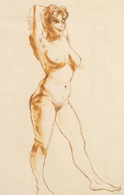 Lot 890 - Pierce (Contemporary)/Seven Nude Studies/pen...