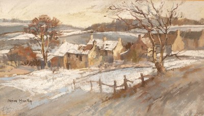 Lot 897 - Moira Huntly (born 1932)/Cotswold Village in...