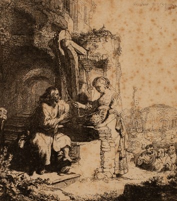 Lot 939 - Rembrandt van Rijn (1606-1669)/Christ and the...