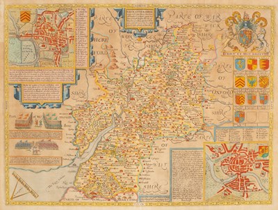 Lot 953 - John Speed/Map of Gloucestershire/published by...