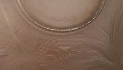 Lot 17 - Lalique, a clear glass Formose vase, model no....
