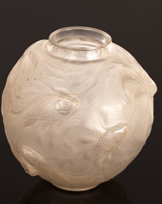 Lot 18 - Lalique, a clear glass Formose vase, model no....