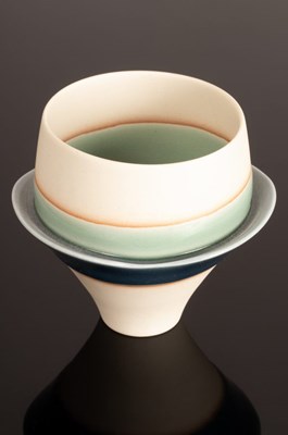 Lot 51 - Fukumoto Fuku (born 1973), small porcelain...