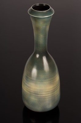 Lot 63 - Peter Lane (born 1932), porcelain bottle vase...