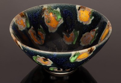 Lot 95 - Clive Davis (born 1939), conical stoneware...