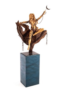 Lot 168 - Ian Norbury (born 1948), Siren, limewood and...