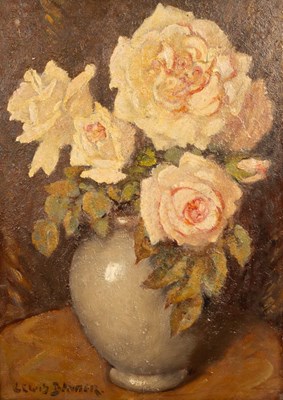 Lot 207 - Lewis Baumer (1870-1963)/Roses in a...