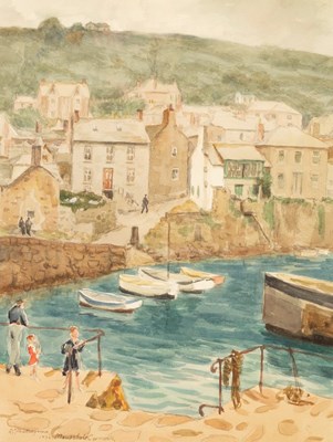 Lot 211 - Ryuson Chuzo Matsuyama (1880-1954)/Mousehole,...