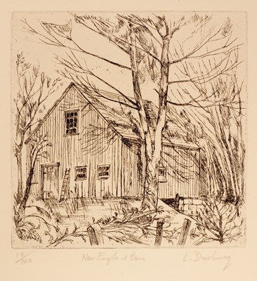 Lot 234 - Leslie Duxbury (1921-2001)/New England Barn/9...