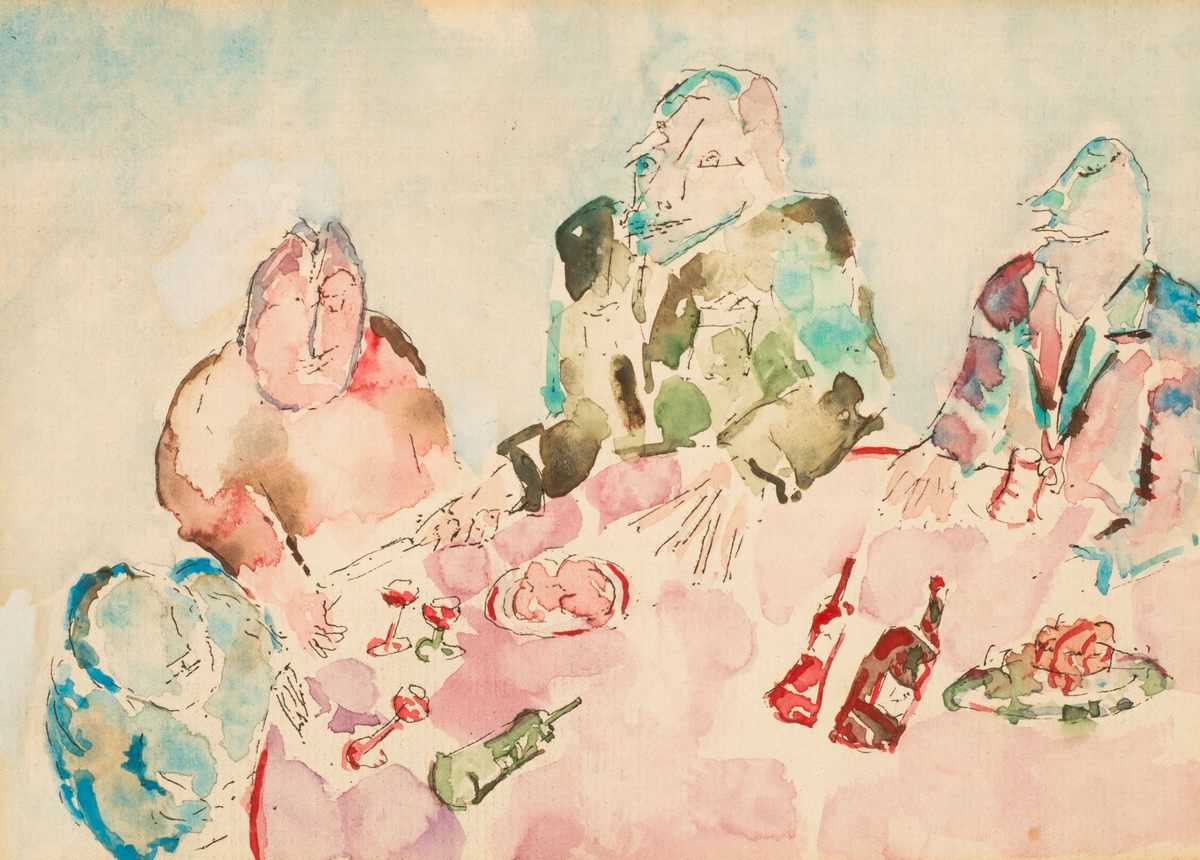 Lot 242 - Frans Schuursma (born 1938)/Dinner