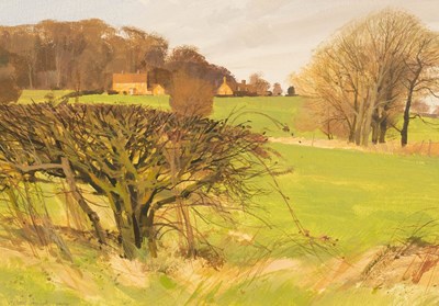 Lot 252 - Allan Laycock RWA (1928-2020)/Cropped Hedge...