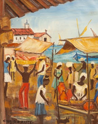 Lot 280 - Gabriela Dantes (born 1914)/Fiera Sao Joaquim,...