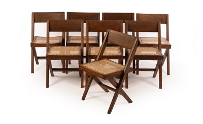 Lot 453 - Pierre Jeanneret (1896-1967), set of eight...