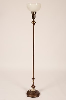 Lot 461 - A bronzed metal torchere of Art Deco design...