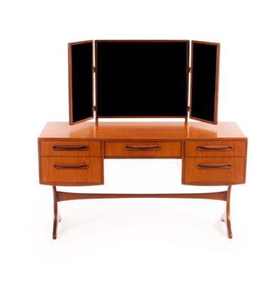 Lot 464 - G-Plan, a Fresco teak dressing table with...